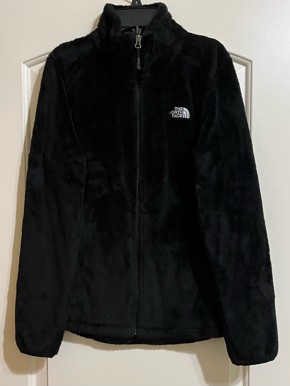 The North Face Women's Osito Black Fuzzy Fleece Teddy Full Zip Jacket M - Picture 3 of 8